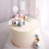 Gold & Silver Ball Cake Decoration Set, 3cm Beads for Dessert Table Decor