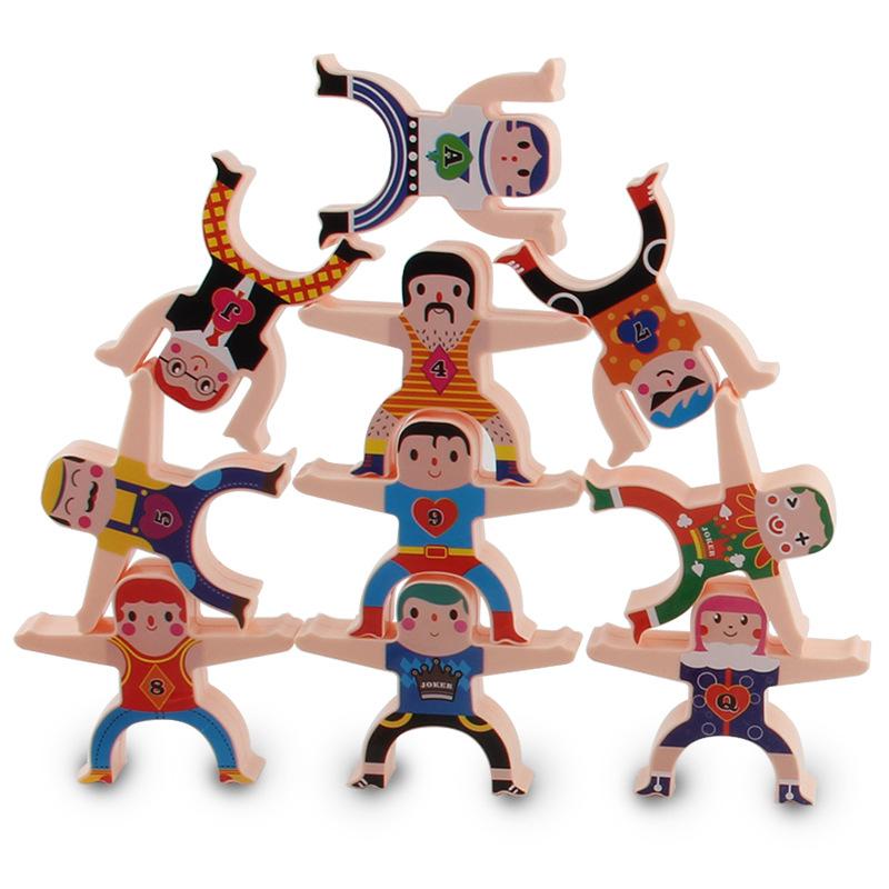 Children'S Hercules Stacking Music Building Block Parent-Child Stacking High Game Balance Stacking Arhat Indoor Decompression Toy