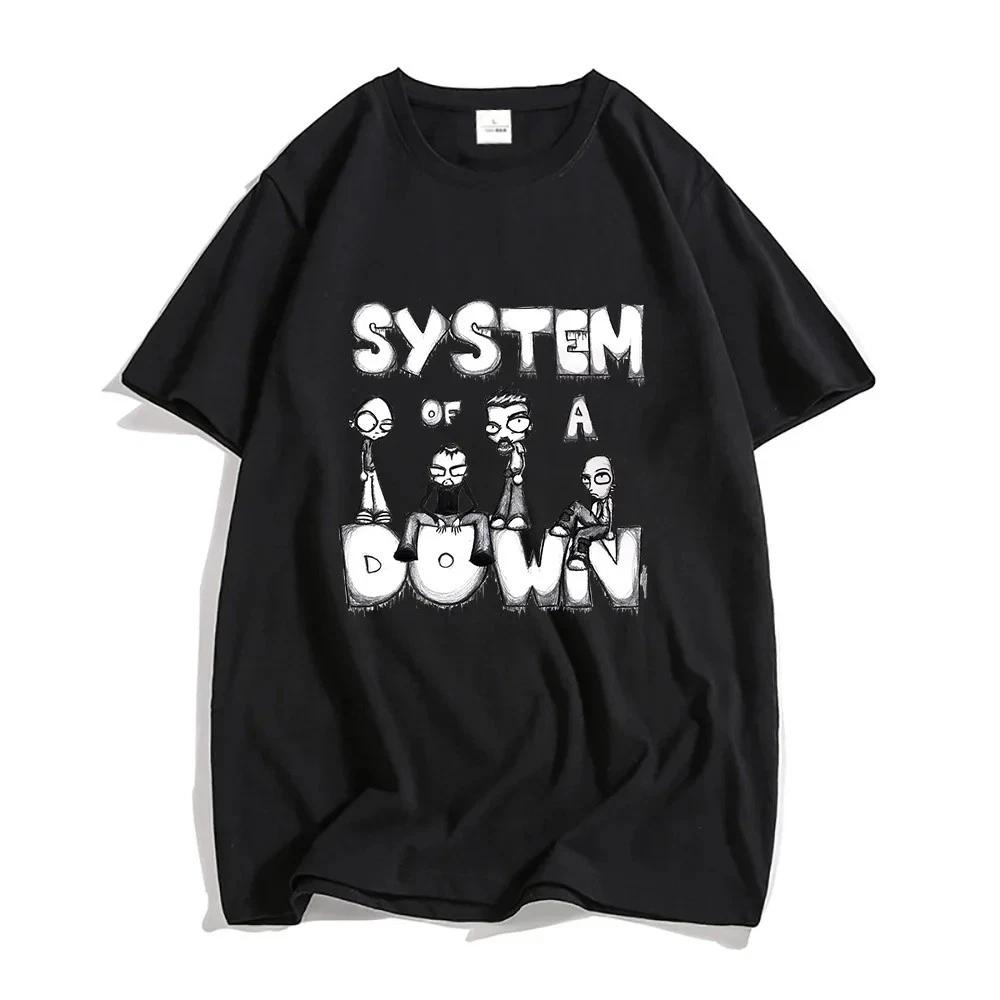 System of a Down Cotton T-Shirt Graphic Tee Unisex 3XL
