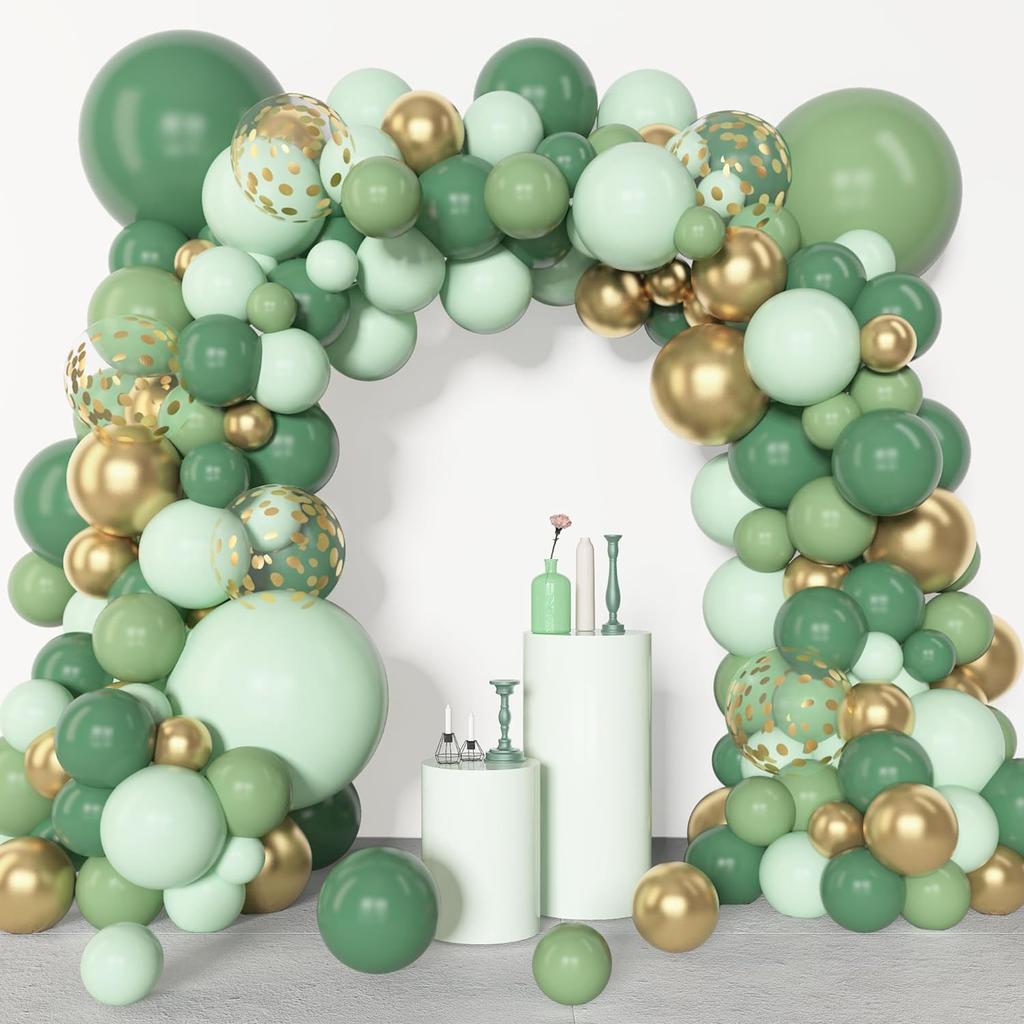 109Pcs multi-color latex balloon set suitable for birthday parties, weddings, Valentine's Day party decoration