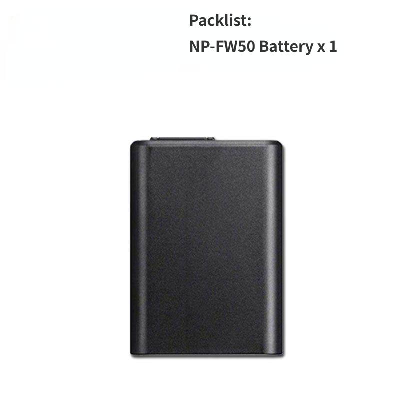 

Аккумулятор для камеры NP-FW50 емкостью 1500 мАч для Sony A6400 A6300 A6000 A5100 A5000 A7 S2 1Pcs Battery