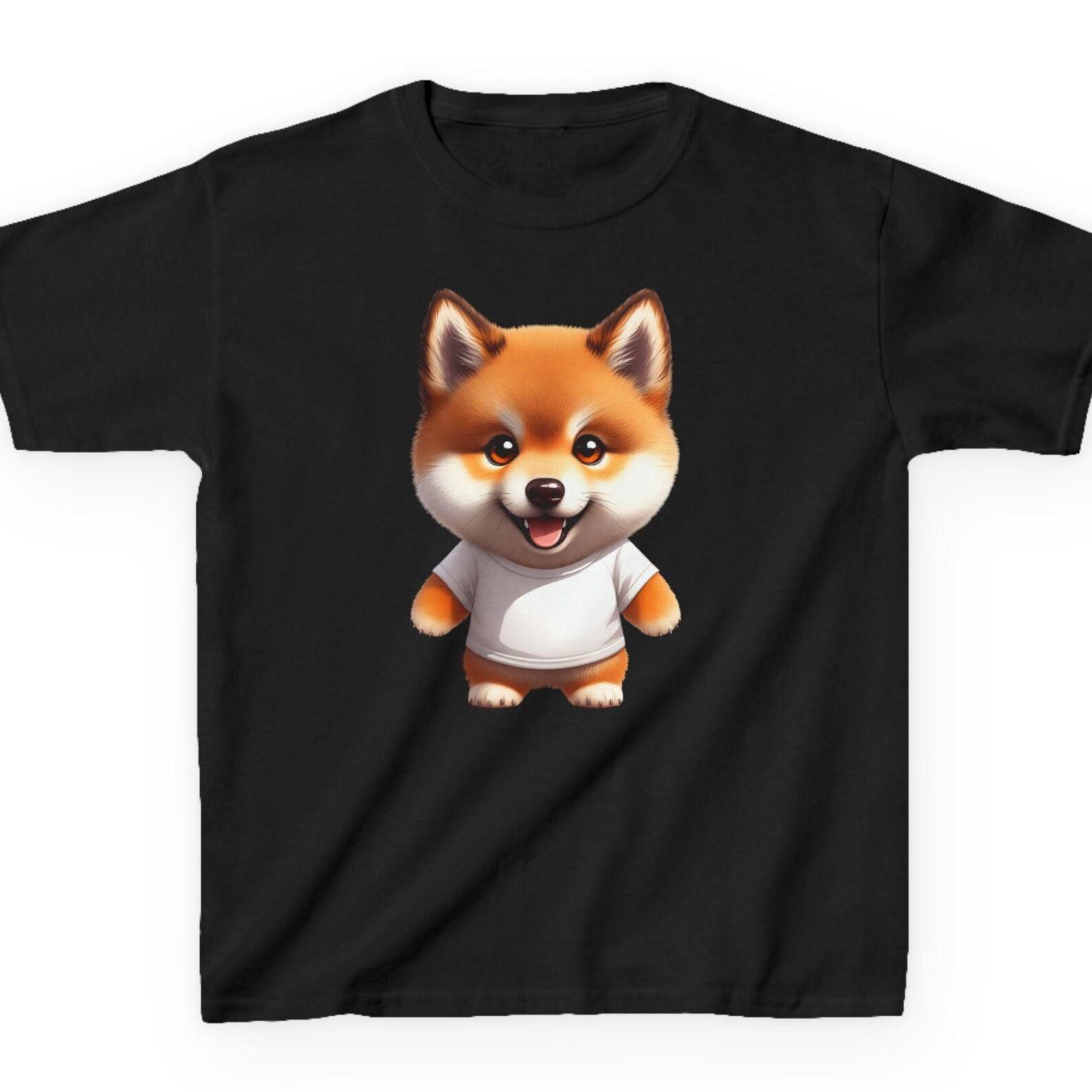 Baby Dingo Kids T-Shirt | Unique Australian Wildlife Tee | Native Aussie Animal Shirt | Cute Dingo Cub Fast & Free Shipping USA 120