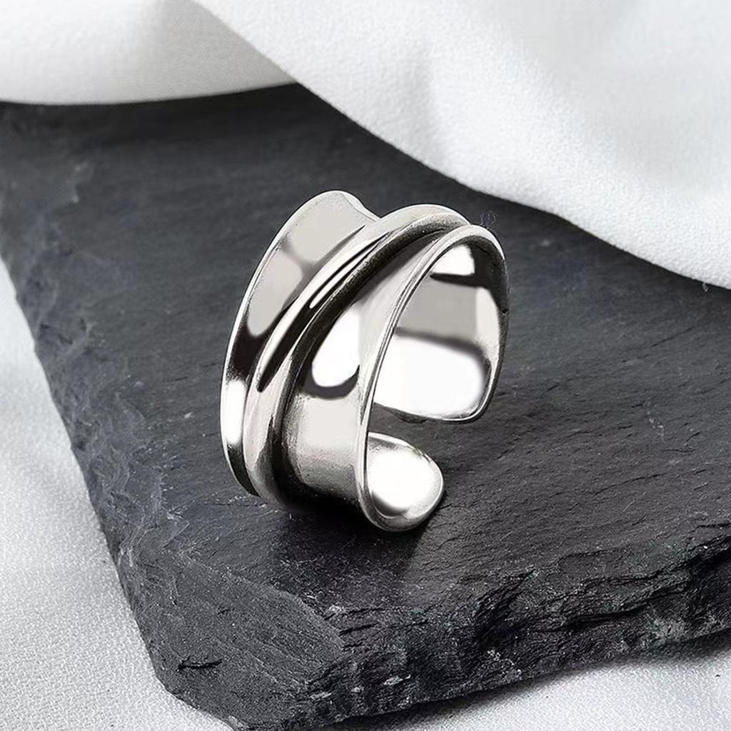 Vintage Wide Face Ring Ladies Stress Relief Ring Ladies Ring