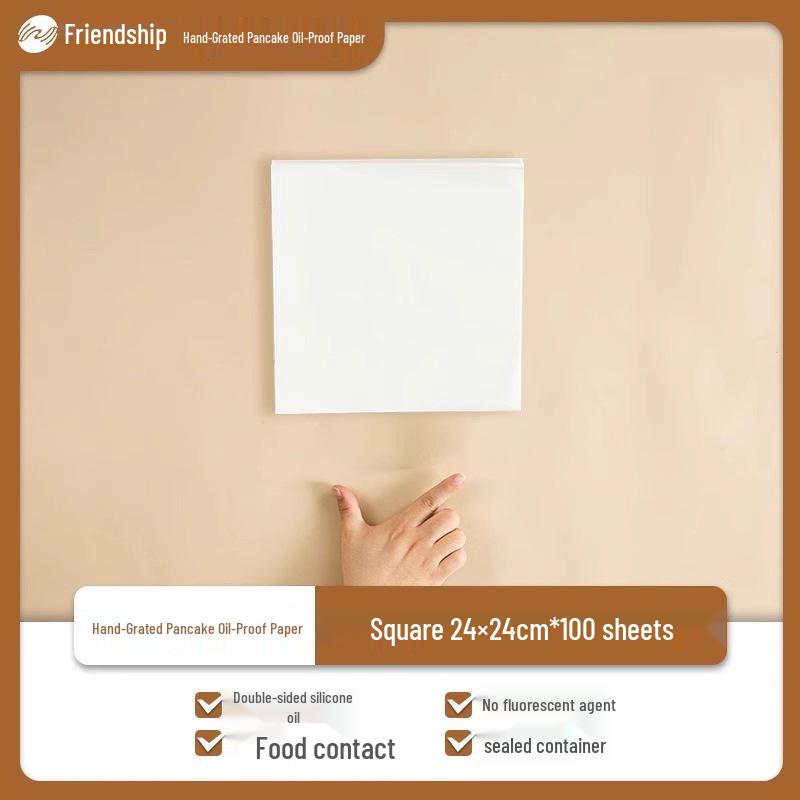 Newcomer Exclusive: Oil-Proof, Food-Grade Oven Baking Paper (100 Sheets)