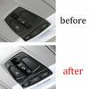 For BMW X1 F48 2016-2022 ABS Carbon Fiber Front Reading Light Lamp Frame Trim 2X