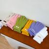 Candy Color Knitting Gloves  Cycling Driving Gloves Elegant Full Finger Mittens  Female