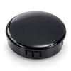 Replacement Boat Steering Wheel Hub Cap, Black Polycarbonate Center Cover for Uncovered, Missing, or Worn Hub Positions