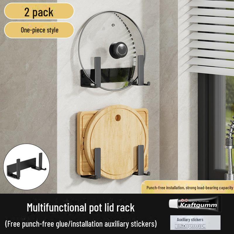 Punch-Free Kitchen Rack for Pots, Cutting Boards & More