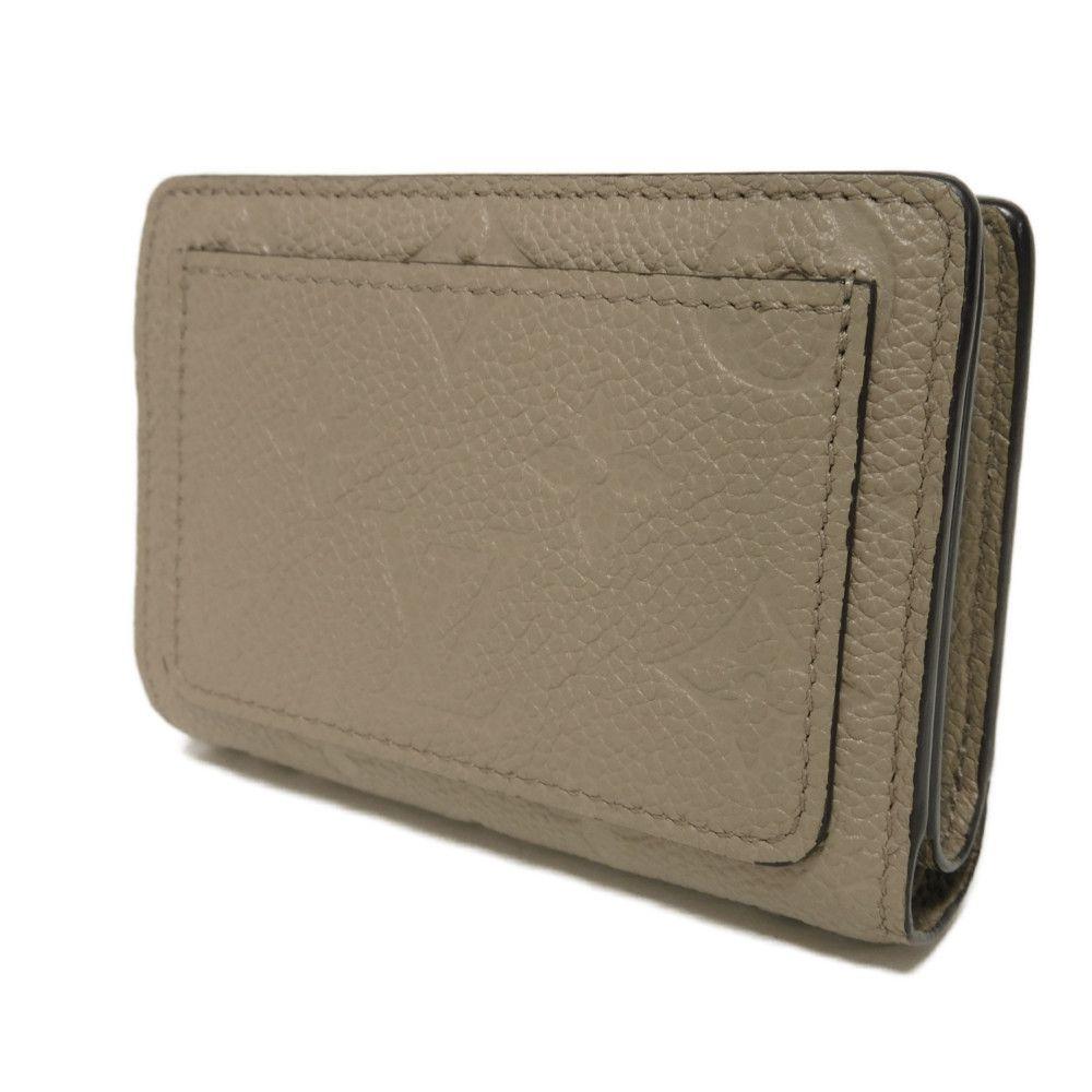 Used 12564 Portefeiulle Claire M80152 7941 Current LV Logo Greige RFID Monogram Empreinte Tourterelle Unisex from Japan