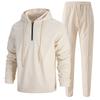 Men's Sweatshirt Suit Men's Solid Color Casual Sports Suit Sweatshirt Suit