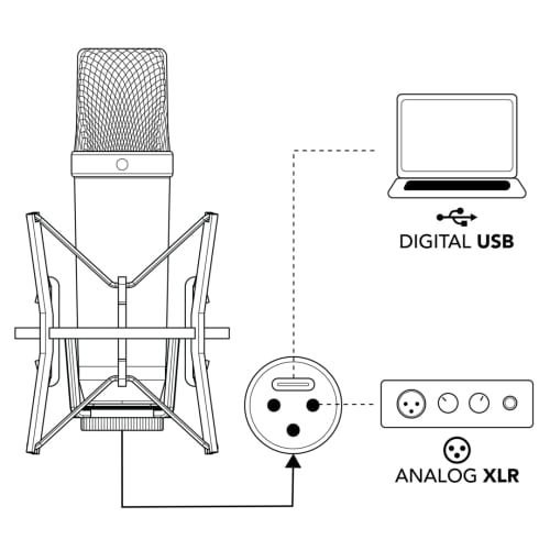 RODE Microphones NT1 (5th Generation) Condenser Microphone, Black, NT1GEN5B