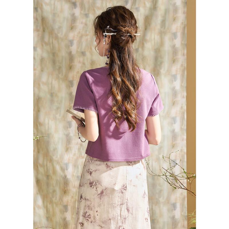 Mishow Women's Waffle Knit Short Sleeve T-Shirt