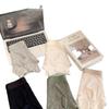 Men's Lace Leopard Jacquard Ice Silk Briefs with Camellia Scent and Moisturizing Antibacterial Properties