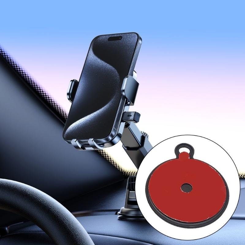 Strong Adhesive Car Dashboard Pad With 75mm/95mm Mounting Disk For Suction Cup Phone Holder Stand And Navigation Devices