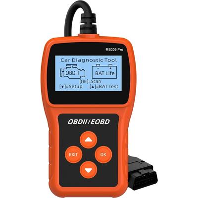 Scanner OBD2, testador de bateria, decodificador de código de scanner de carro, leitor e apagador de luz de verificação do motor automotivo, leitura e limpeza de códigos de emissão e erro