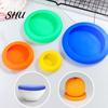 Reusable Silicone Food Wraps 4Pcs Cover Savers Good Sealing Versatile Covers For Various Sizes Of Containers Dustproof Thickened BPA Free Dishwasher