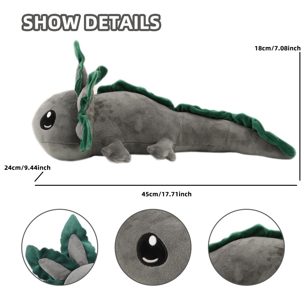 Weigted Plush Soft Axolotl Weigted Plush Toy Cute Stuffed Pillow Doll for Boys Girls Birthday Christmas Gift