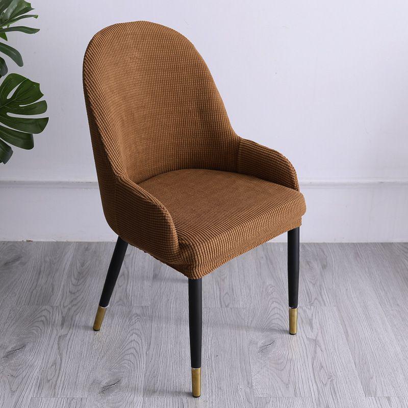 Armchair Cover Dinning Slipcover Chair Protector Curved Removable Antiskid