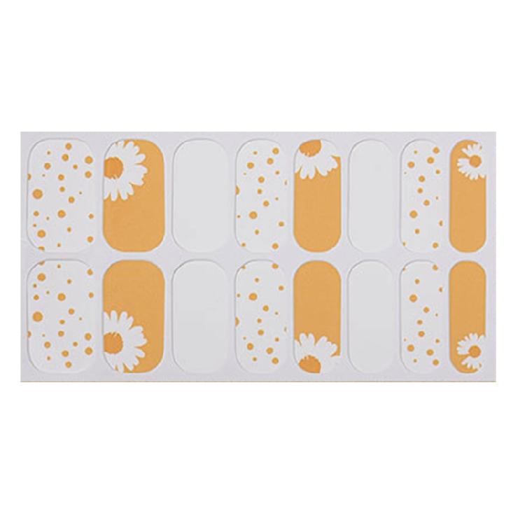 Gels Nail Strips Glittering Gels Nail Stickers Flowers Nail Art Stickers Nails Polish Wraps French Tip Nail Stickers