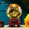 dragon figurine crystal feng shui three-dimensional promotion of fortune good luck Prayer for financial luck financial luck crystal ball prayer