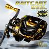 High-Speed Baitcast Reel, 7.2:1 Gear Ratio, Aluminum Metal Spool, 17.64LB Max Drag, Magnetic Brake System, Ergonomic Handle for Precision Control
