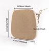 Chair Cushion Pad Soft Comfortable 2" Thick Indoor Seat Removable Washable Cover for