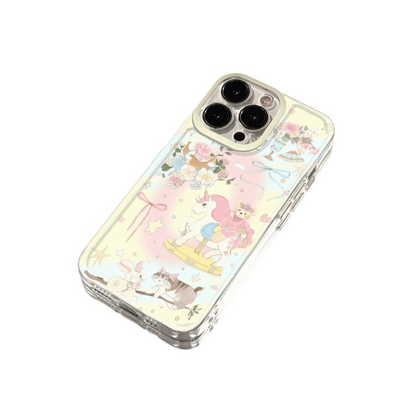 Unicorn Bow Phone Case for iPhone 15/14/13/12/11/PRO/PROMAX/XSMAX/XR/XS