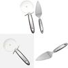 Stainless Steel Pizza Peel And Cutter For Baking And Cooking
