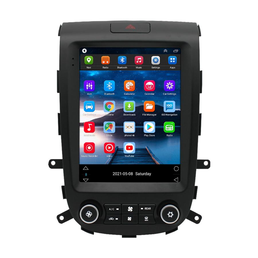 9.7" Vertical Android 10.1 Car Stereo Radio GPS 1+16G For Hyundai Santa Fe 05-12
