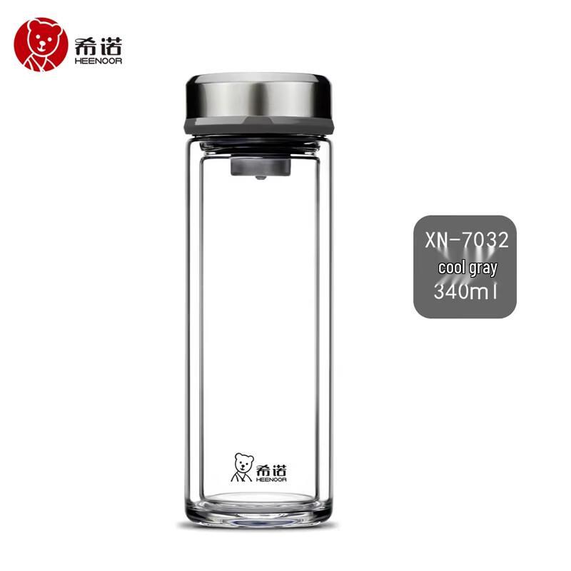 Xinuo Double Wall Glass Tea Infuser Bottle XN-7032