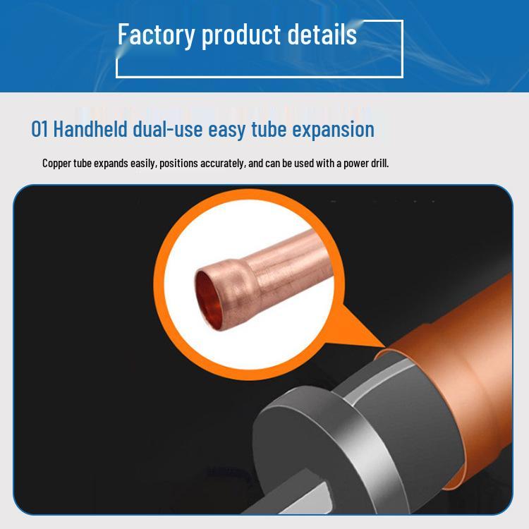 Five-in-One Copper Expander Tool for Air Conditioner Installation & Repair
