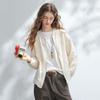 Damen Bomberjacke mit Stickerei und Fleece-Futter