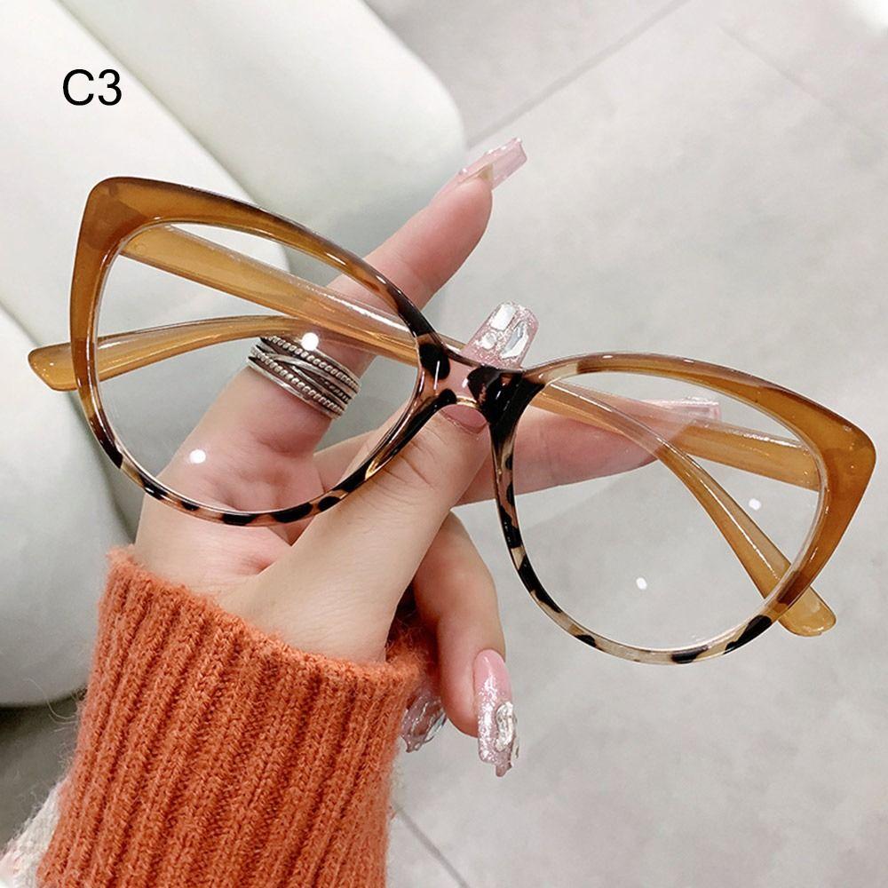 New Fashion Blue Light Blocking Glasses Retro Style Filter UV Plain Glasses Optical Eyeglass Frame for Women