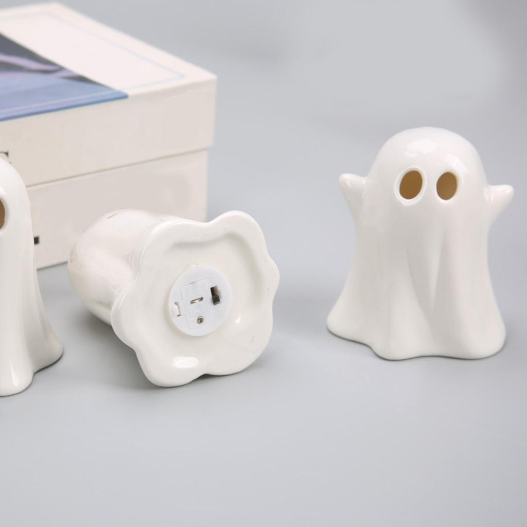 Halloween Cute Desktop Decoration Home Creative Ornaments LED Light Candle Holder