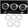 For Mercedes Benz CLA Class CLA180 CLA200 CLA220 2020 2024 Central Control Air Conditioner AC Vent Outlet Crystal Trim Ring