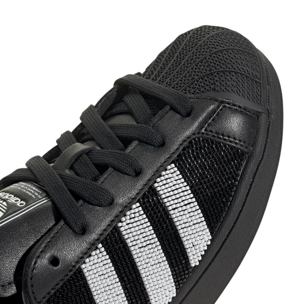 Adidas Originals SUPERSTAR II Core Size W/Superstar Black/Footwear White, 25.0