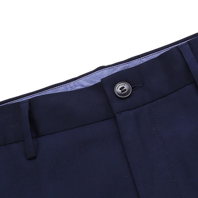 YOUNGOR Men's Straight Leg Lyocell Pants