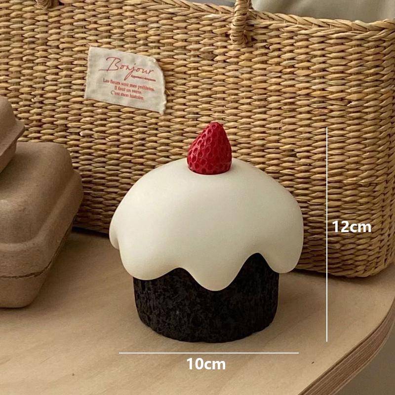 

Strawberry Figurine Creative Storage Ornament Miniature Modern Table Accessories Figurines Valentine Small Organizer Miniature земляничный
