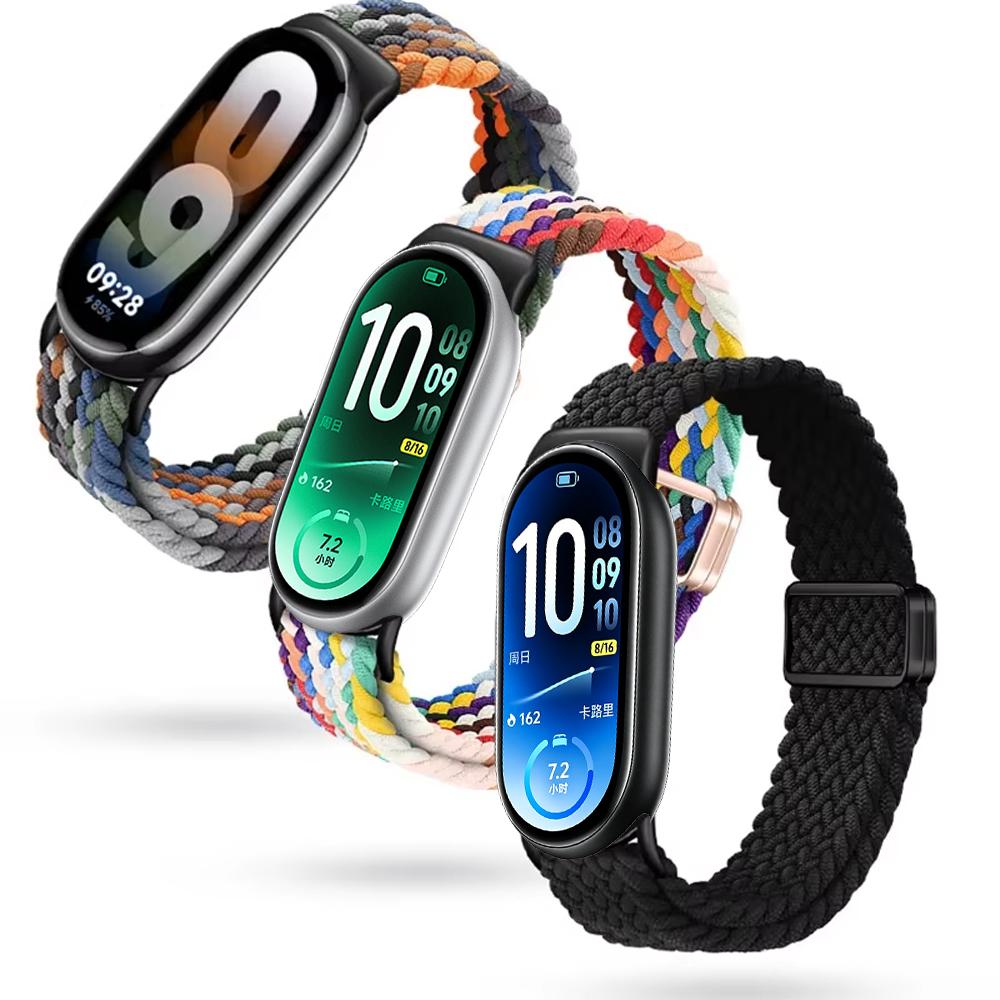 Nylon-Armband für Xiaomi Mi Band 11 10 Hochwertiges atmungsaktives Sport-Armband Zubehör für Mi Band 9 8 NFC Ersatz-Uhrenarmband 3