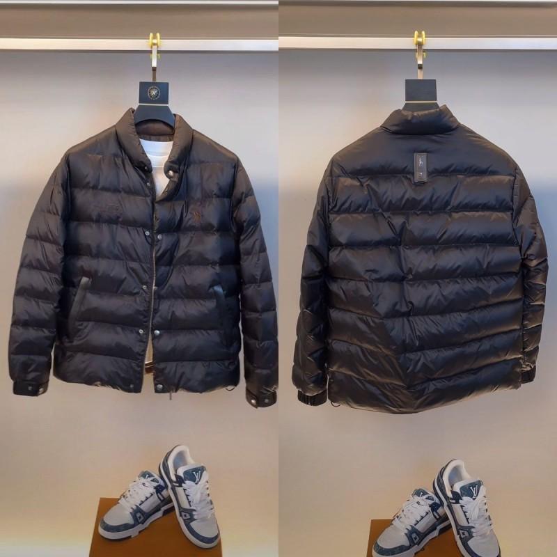 Mens Winter Cotton Puffer Jacket Slim Fit Stand Collar Casual Business Versatile Coat
