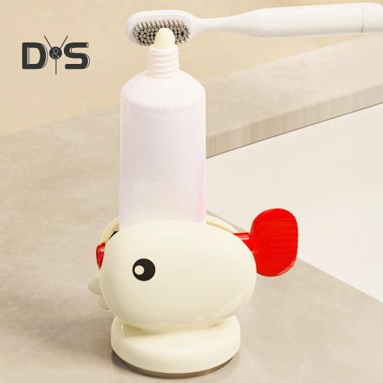 Whale Zahnpasta-Quetscher, Zahnpastatuben, Kosmetik-Mehrzweck-Extruder mit drehbarem Griff, Kosmetik-Abfallreduzierer