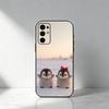 Penguin   Phone Case For Samsung S25,S24,S21,S22,S23,S30,Ultra,S20,Plus,Fe,Note,5G Black Cover