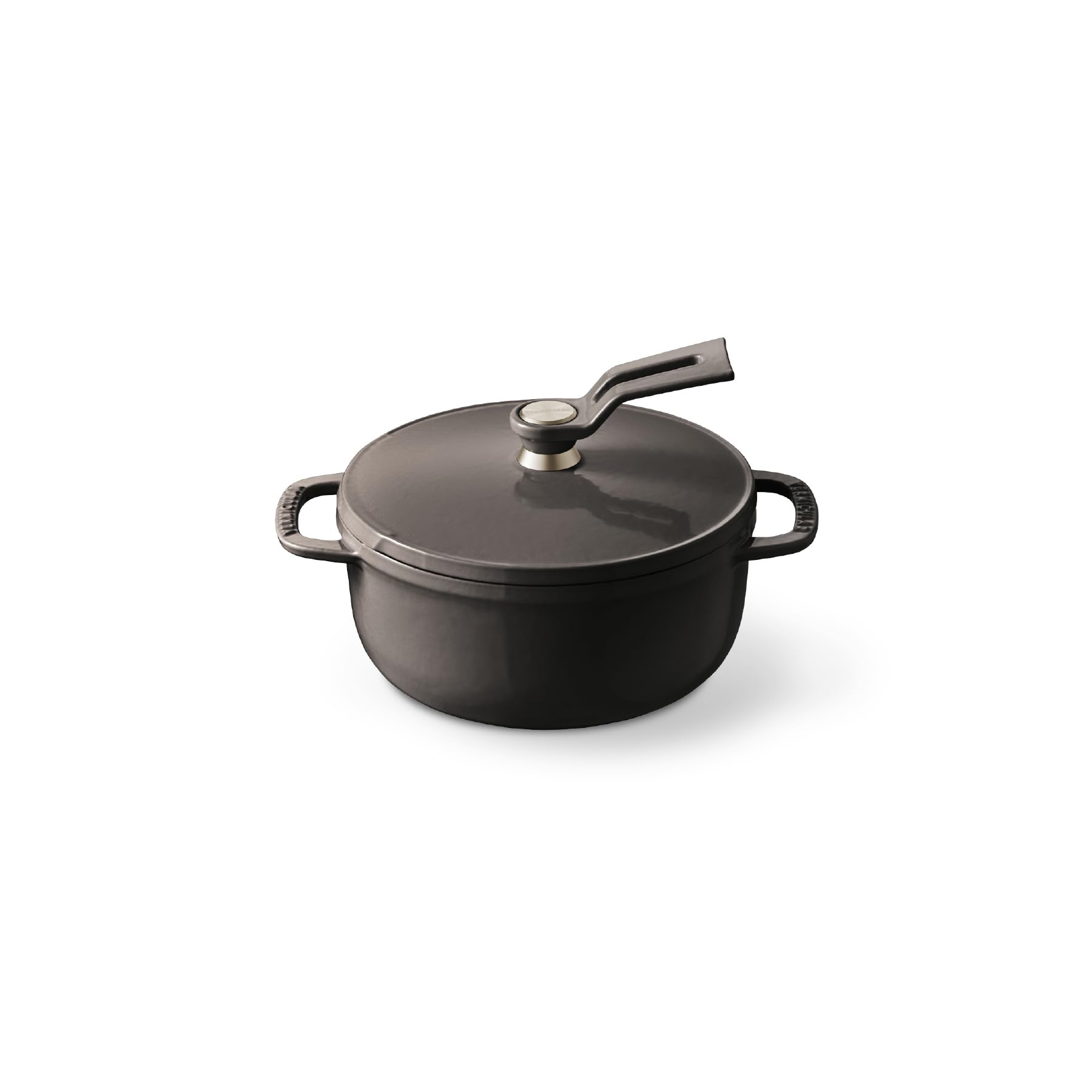 

Vermicular Mini 14cm Hazelnut Brown Cast Iron Enamel Waterless Cooking and Includes Recipe Oven Pot 2 Mini Pot, Bakeware, Book, Self-Standing Lid,