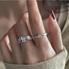Lady Silver Star Ring Adjustable Size Hand Jewelry Decoration Material Copper