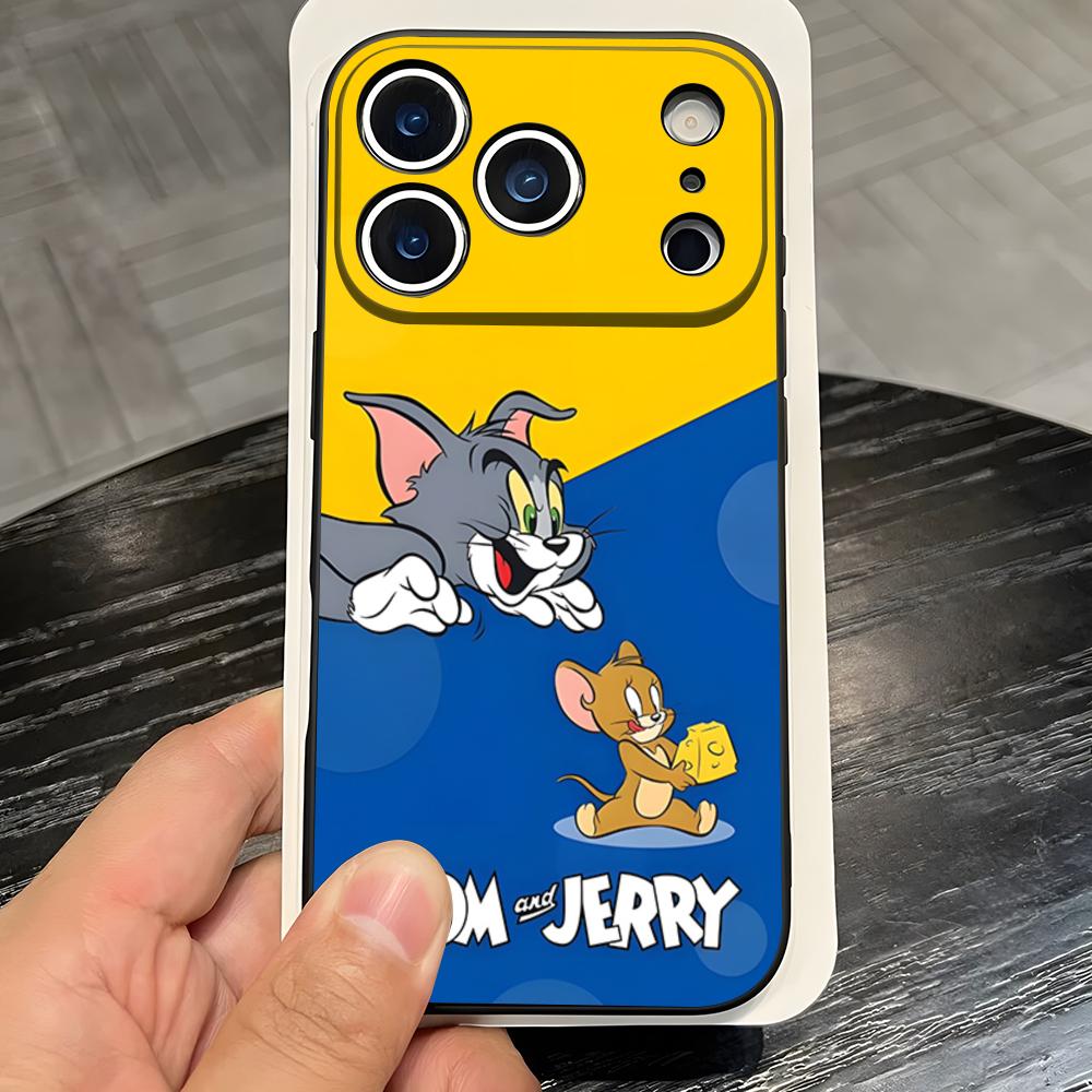 Cartoon T-toms J-jerrys Phone Case For IPhone 17 Pro Max 16 15 14 Pro Max 13 11 X Xs Xr 8 7Plus Silicone Cover