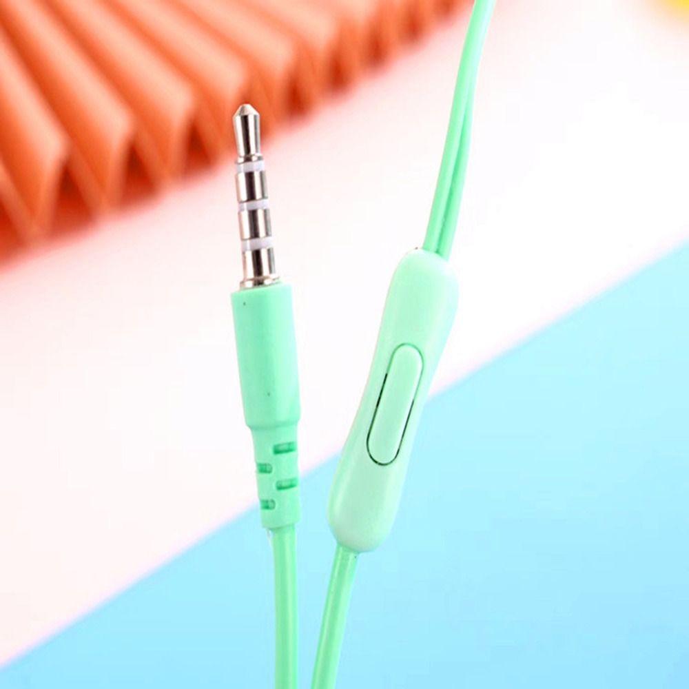 Universal 3.5mm Stereo In-Ear Headphones Sport Music Earbud Handfree Wired Headset Earphones with Mic For Xiaomi Huawei Samsung