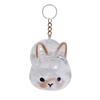 Dog Hair Collector Charm Keychain Transparent Pet Fur Keepsake Capsule Rabbit Memorial Pet Hair Collection Bottle Charm with Keyring Gift for Pet