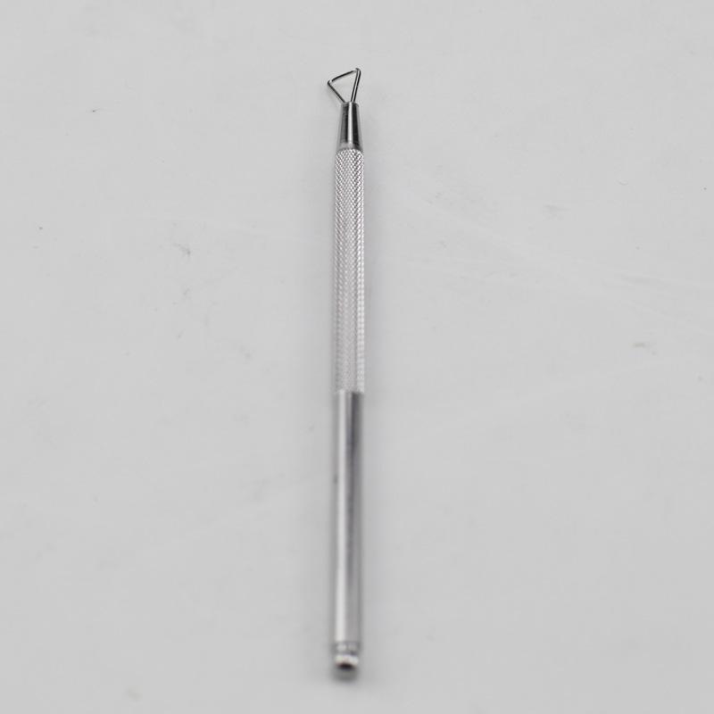 Aynalı Bitişli Jel ve UV Oje İçin Çift Kullanımlı Paslanmaz Çelik Oje Çıkarıcı ve İtici