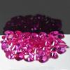 24 Pcs Natural CERTIFIED Untreated Oval Cut Ruby Pink Loose Gemstone 8x6 Mm Z-9650