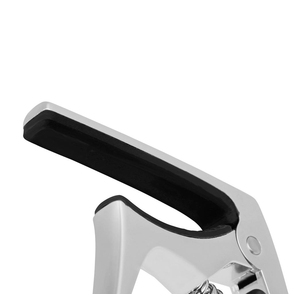 Guitar Capo Adjustable Guitar Capo Tuning Tone Clip with 3 Guitar Plectrums for Acoustic Electric Guitar Bass Ukulele